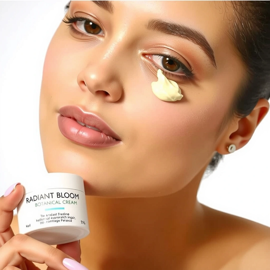 Radiant Bloom Botanical Cream - Application
